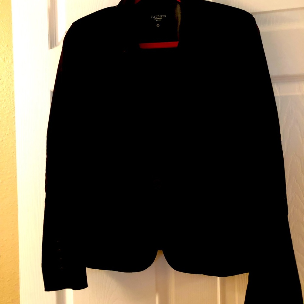 Black velveteen jacket
